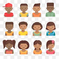 卡通版的黑人人物-空若网 卡通版的黑人人物-空若网