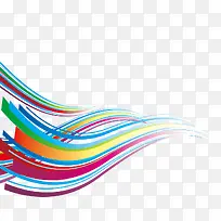 彩色曲线图案-空若网 彩色曲线图案-空若网