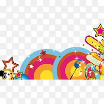 彩色音乐节图案-空若网 彩色音乐节图案-空若网