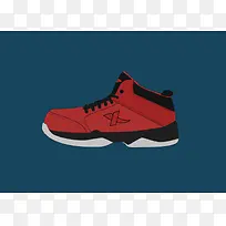 扁平化特步运动鞋-空若网 扁平化特步运动鞋-空若网