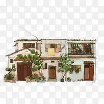 水彩城市-空若网 水彩城市-空若网