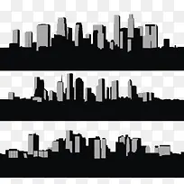 卡通手绘城市剪影-空若网 卡通手绘城市剪影-空若网