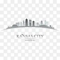 卡通手绘城市剪影-空若网 卡通手绘城市剪影-空若网