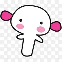 手绘粉色可爱漫画-空若网 手绘粉色可爱漫画-空若网