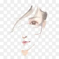 水彩女孩-空若网 水彩女孩-空若网