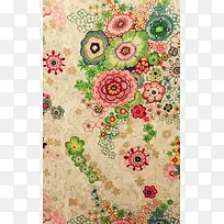 手绘小花清新插画-空若网 手绘小花清新插画-空若网