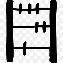 算盘手绘工具图标-空若网 算盘手绘工具图标-空若网