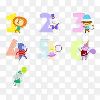 卡通数字-空若网 卡通数字-空若网