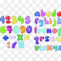 卡通数字-空若网 卡通数字-空若网