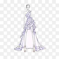 手绘礼服-空若网 手绘礼服-空若网