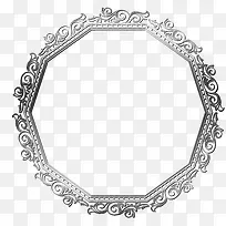 卷浪花纹边框矢量-空若网 卷浪花纹边框矢量-空若网