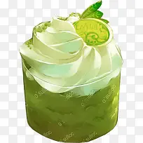 抹茶蛋糕素材-空若网 抹茶蛋糕素材-空若网