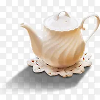 白色茶壶素材-空若网 白色茶壶素材-空若网