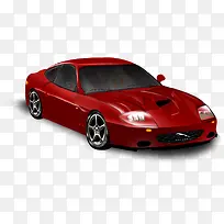 红色时尚跑车造型-空若网 红色时尚跑车造型-空若网