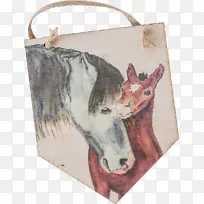 马驹动物群水彩画彩笔水彩画动物-空若网 马驹动物群水彩画彩笔水彩画动物-空若网