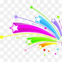 手绘彩色超市星星-空若网 手绘彩色超市星星-空若网