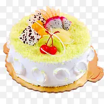 圆形水果奶油蛋糕-空若网 圆形水果奶油蛋糕-空若网