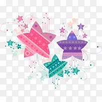 彩色五星底纹-空若网 彩色五星底纹-空若网