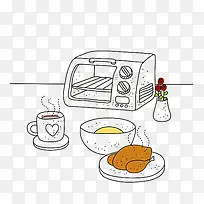 烹饪插画-空若网 烹饪插画-空若网