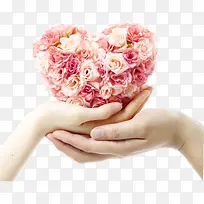 牵手设计爱心花朵婚礼-空若网 牵手设计爱心花朵婚礼-空若网