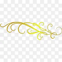 金黄枝丫爱心蔓延边纹-空若网 金黄枝丫爱心蔓延边纹-空若网