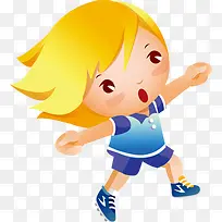 手绘可爱卡通男孩-空若网 手绘可爱卡通男孩-空若网