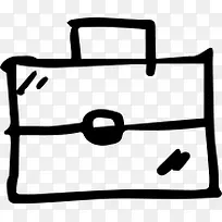 手绘公文包-空若网 手绘公文包-空若网