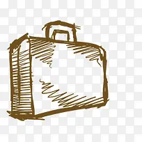 手绘公文包-空若网 手绘公文包-空若网