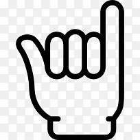 手指图标-空若网 手指图标-空若网