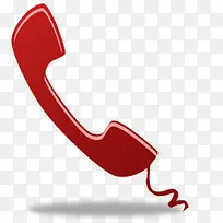 红色电话话筒装饰-空若网 红色电话话筒装饰-空若网