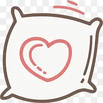 矢量手绘抱枕素材-空若网 矢量手绘抱枕素材-空若网