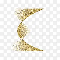 矢量金色光点装饰-空若网 矢量金色光点装饰-空若网