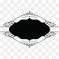 黑色时尚婚礼花纹-空若网 黑色时尚婚礼花纹-空若网