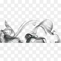 黑色时尚花纹插图-空若网 黑色时尚花纹插图-空若网