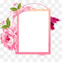 粉色可爱时尚高端花纹框-空若网 粉色可爱时尚高端花纹框-空若网
