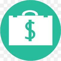 扁平化图标手提箱-空若网 扁平化图标手提箱-空若网