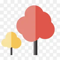 矢量扁平树-空若网 矢量扁平树-空若网