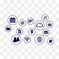 矢量互联网扁平化图标-空若网 矢量互联网扁平化图标-空若网