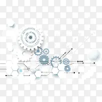 矢量齿轮科技时尚线条-空若网 矢量齿轮科技时尚线条-空若网