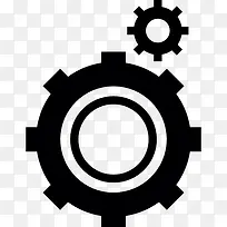 两齿轮图标-空若网 两齿轮图标-空若网