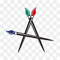 卡通水彩笔矢量图-空若网 卡通水彩笔矢量图-空若网