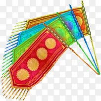 彩色红旗招聘展架-空若网 彩色红旗招聘展架-空若网