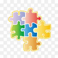 彩色游戏拼块-空若网 彩色游戏拼块-空若网
