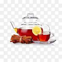 玻璃茶具姜茶水果片香料-空若网 玻璃茶具姜茶水果片香料-空若网