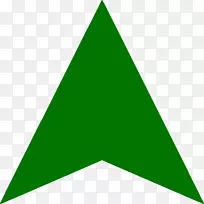 三角形点绿叶向上箭头png文件-空若网 三角形点绿叶向上箭头png文件-空若网