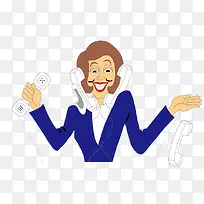 接电话的男客服-空若网 接电话的男客服-空若网