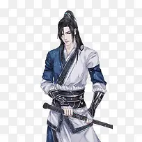 水彩人物冷酷男子-空若网 水彩人物冷酷男子-空若网