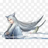 手绘狐妖男子-空若网 手绘狐妖男子-空若网