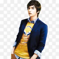 手绘西装格子衬衫男子-空若网 手绘西装格子衬衫男子-空若网