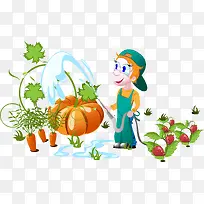 卡通农民素材-空若网 卡通农民素材-空若网
